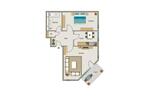 Etagenwohnung Duisburg Hamborn - 2.5 Zimmer, 64 m&sup2;, 576&euro; | Angebot:25956775
