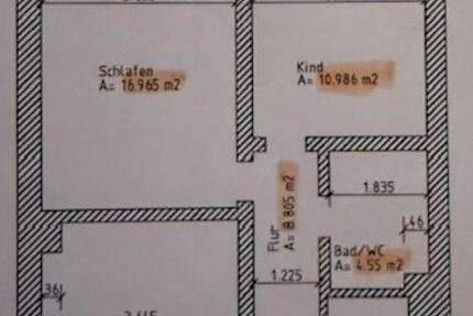 3 Zimmer Wohnung in Duisburg Ruhrort mit Terasse zimmer