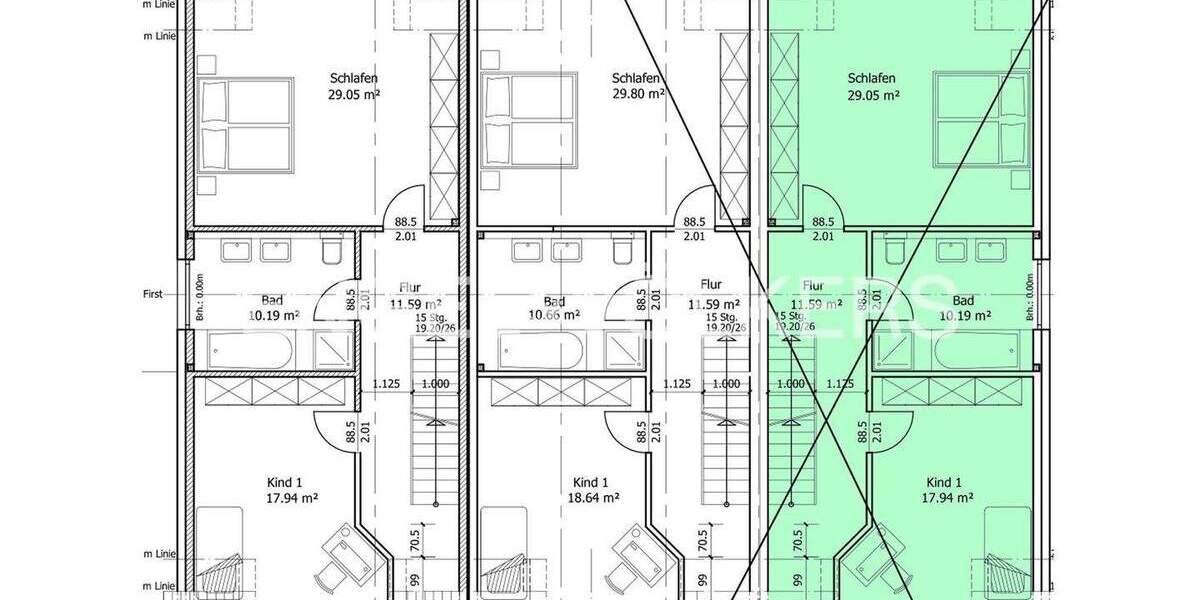 Reihenendhaus Kamp-Lintfort Niersenbruch - 4 Zimmer, 173 m&sup2;, 2.300&euro; | Angebot:25803175