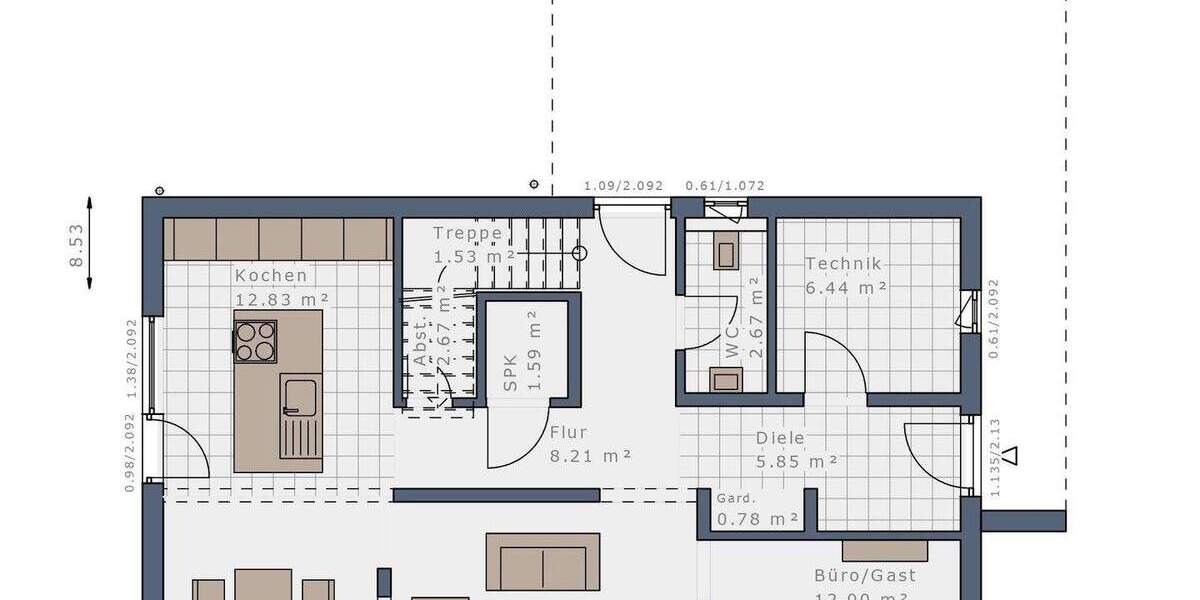 Einfamilienhaus Kaarst Driesch - 5 Zimmer, 171 m&sup2;, 3.728&euro; | Angebot:25153590