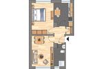 Erdgeschoßwohnung Oberhausen Alt-Oberhausen - 2.5 Zimmer, 47 m&sup2;, 449&euro; | Angebot:26306061