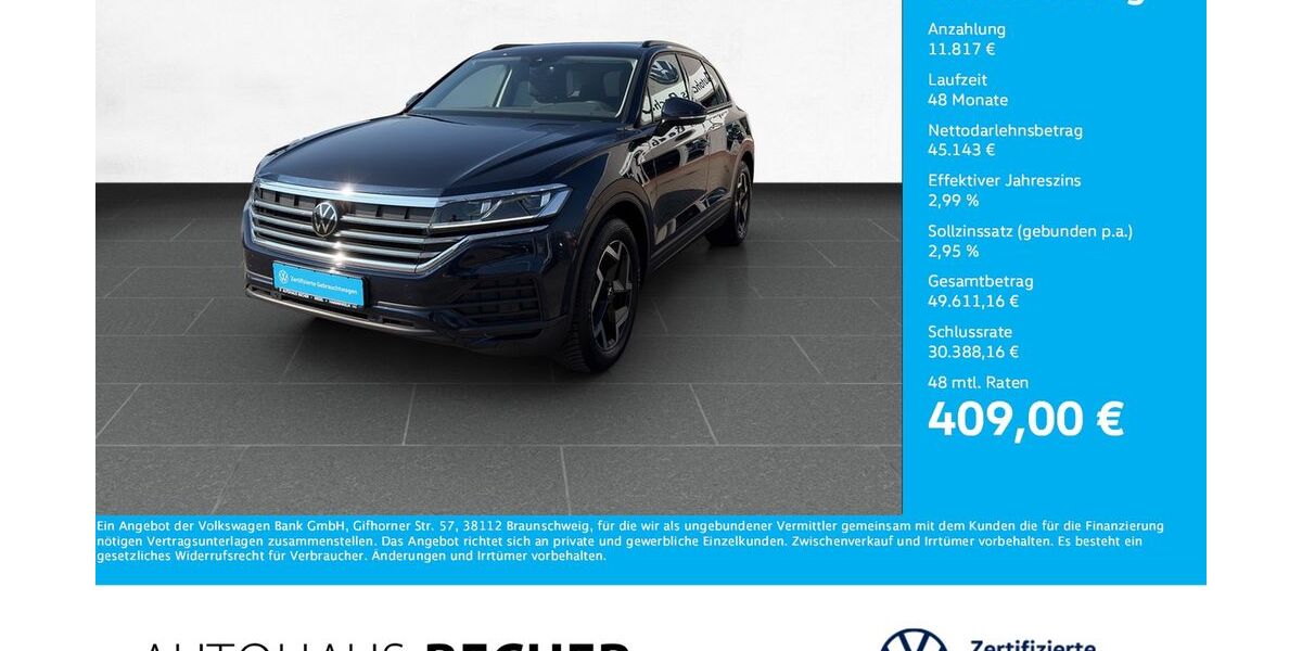 VW Touareg 30.500 km 56.960 &euro; Wesel 46485