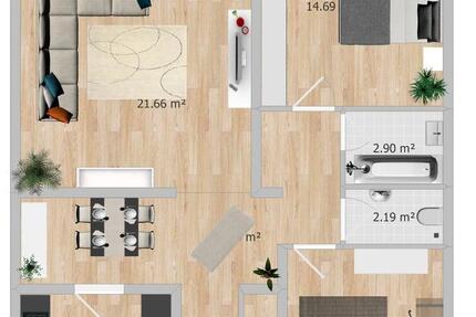 Wohnung Dorsten - 3 Zimmer, 86 m&sup2;, 157.000&euro; | Angebot:26505312
