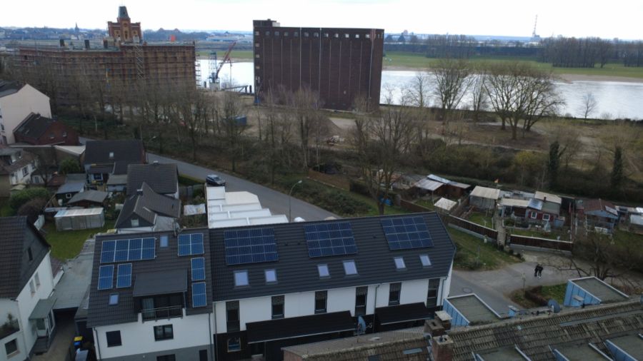 Provisionsfrei* Neubau Eckhaus EFH mit PV 10,4 KW+Garage Energiebedarf 22,4 kWhm2a - Reihenendhaus Duisburg Essenberg | Angebot:25294292