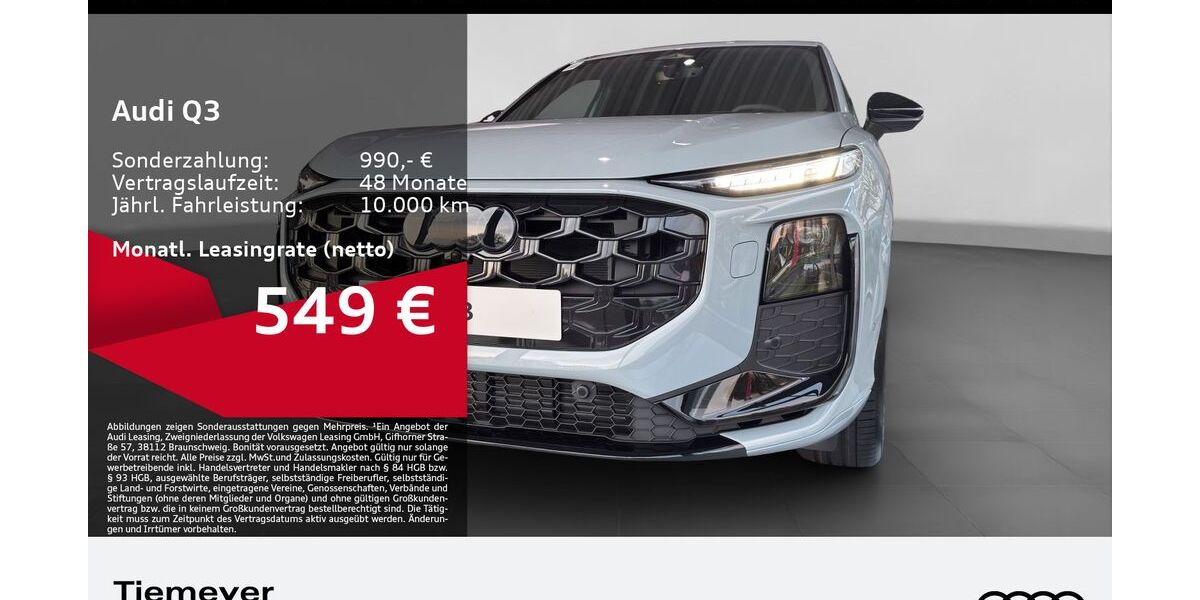 Audi Q3 3.050 km 51.440 &euro; Oberhausen 46047