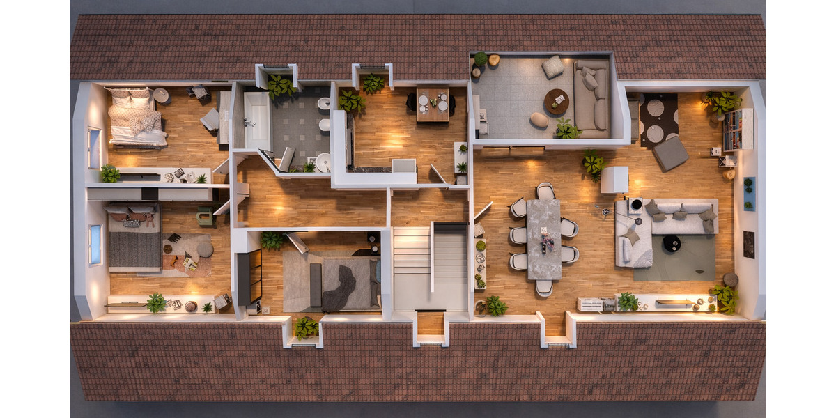 Etagenwohnung Gelsenkirchen Scholven - 4 Zimmer, 124 m&sup2;, 94.900&euro; | Angebot:25423895