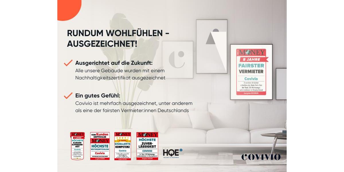 Etagenwohnung Essen Stadtbezirk IV - 2 Zimmer, 50 m&sup2;, 481&euro; | Angebot:26649713