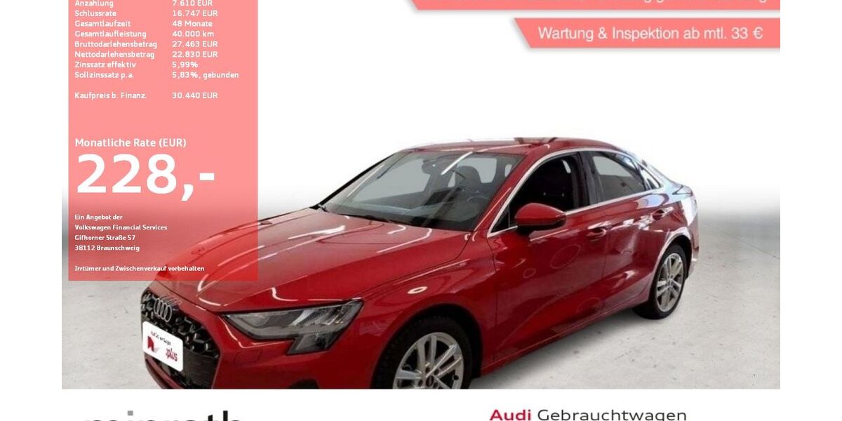 Audi A3 13.036 km 29.690 &euro; Moers-Hülsdonk 47441