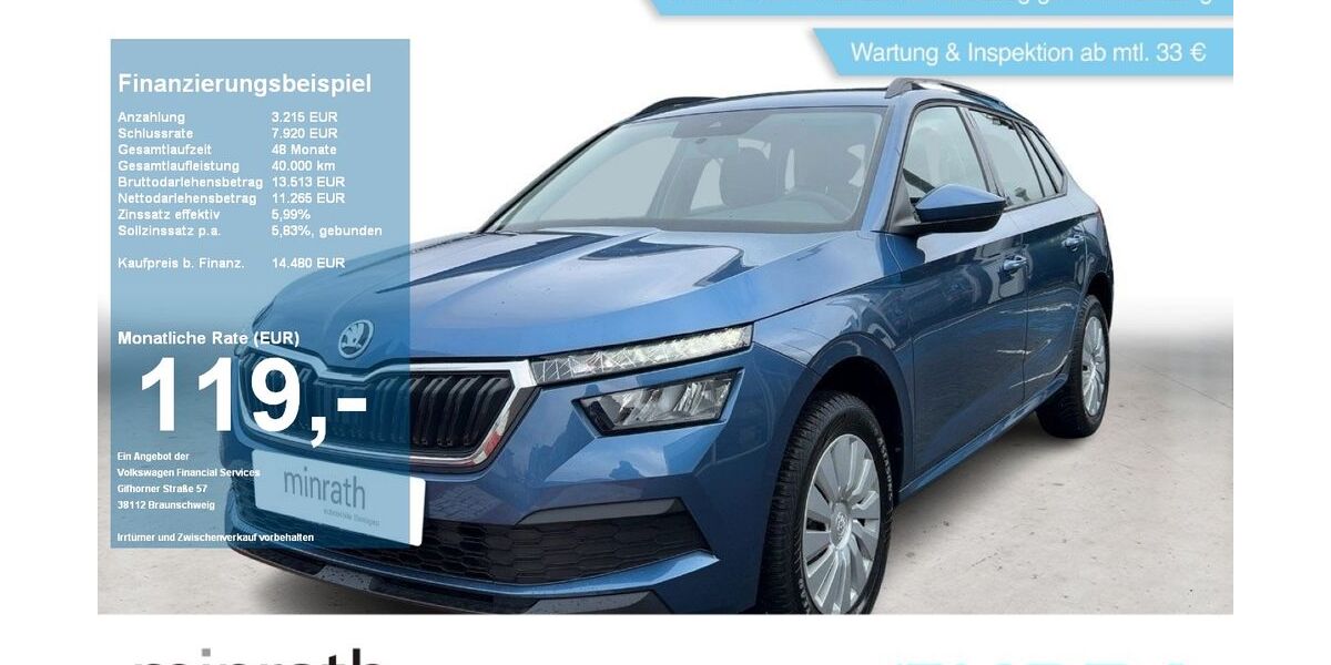 Skoda Kamiq 70.558 km 14.230 &euro; Moers 47441