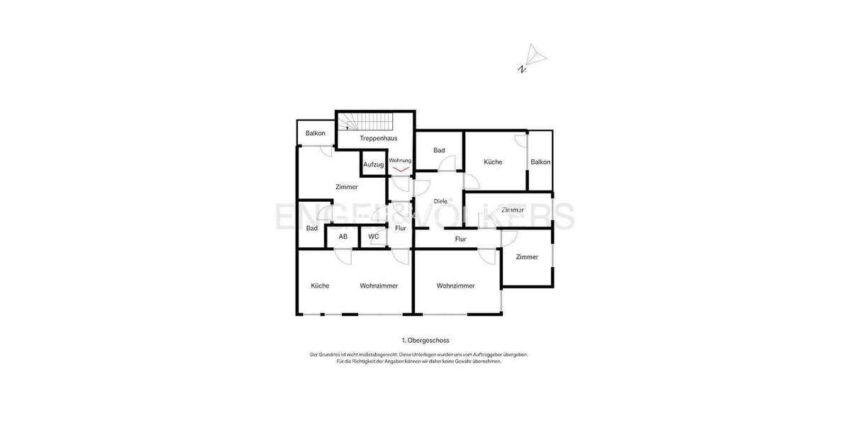 Etagenwohnung Moers Moers-Mitte - 5 Zimmer, 156 m&sup2;, 375.000&euro; | Angebot:23987140