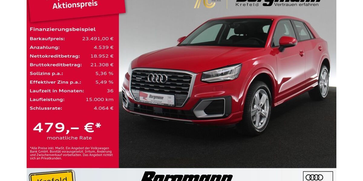 Audi Q2 9.946 km 23.491 &euro; Krefeld 47803