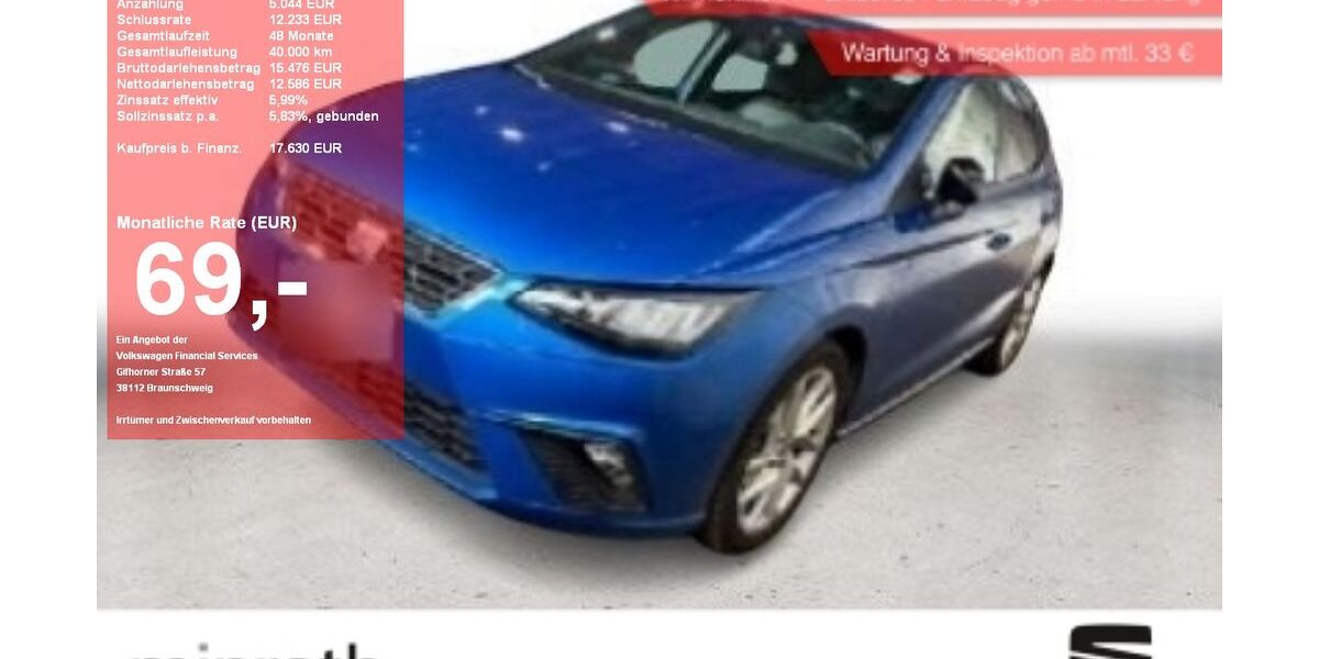 Seat Ibiza 21.811 km 17.380 &euro; Moers-Hülsdonk 47441