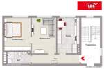 Etagenwohnung Gladbeck Mitte - 2 Zimmer, 60 m&sup2;, 450&euro; | Angebot:25674663