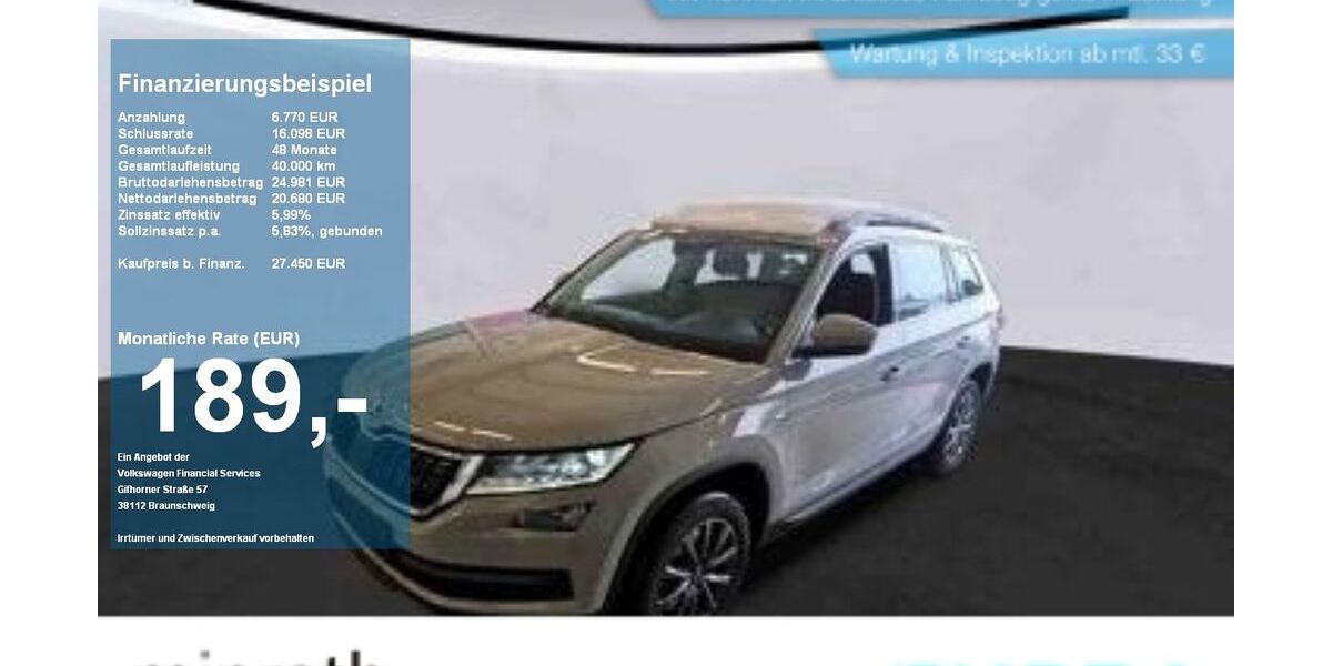 Skoda Kodiaq 132.761 km 26.950 &euro; Duisburg-Rheinhausen 47226
