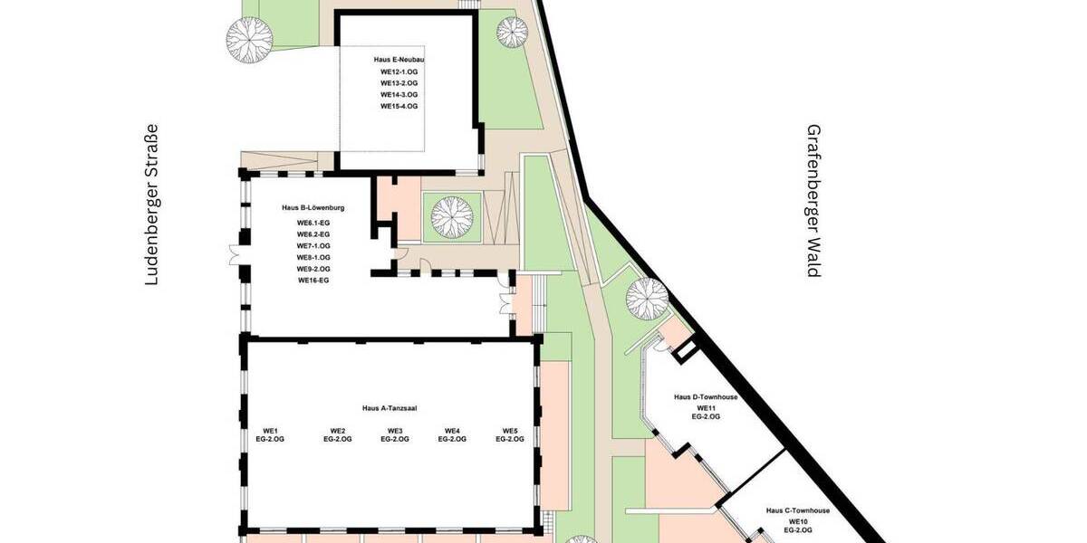 Etagenwohnung Düsseldorf Ludenberg - 2 Zimmer, 67 m&sup2;, 415.000&euro; | Angebot:25738332