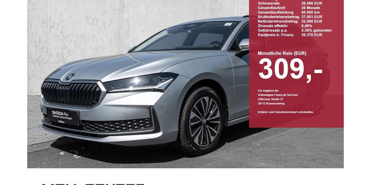 Skoda Superb 27.518 km 34.680 &euro; Düsseldorf 40474