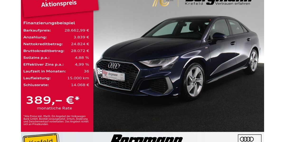 Audi A3 53.142 km 28.663 &euro; Krefeld 47803