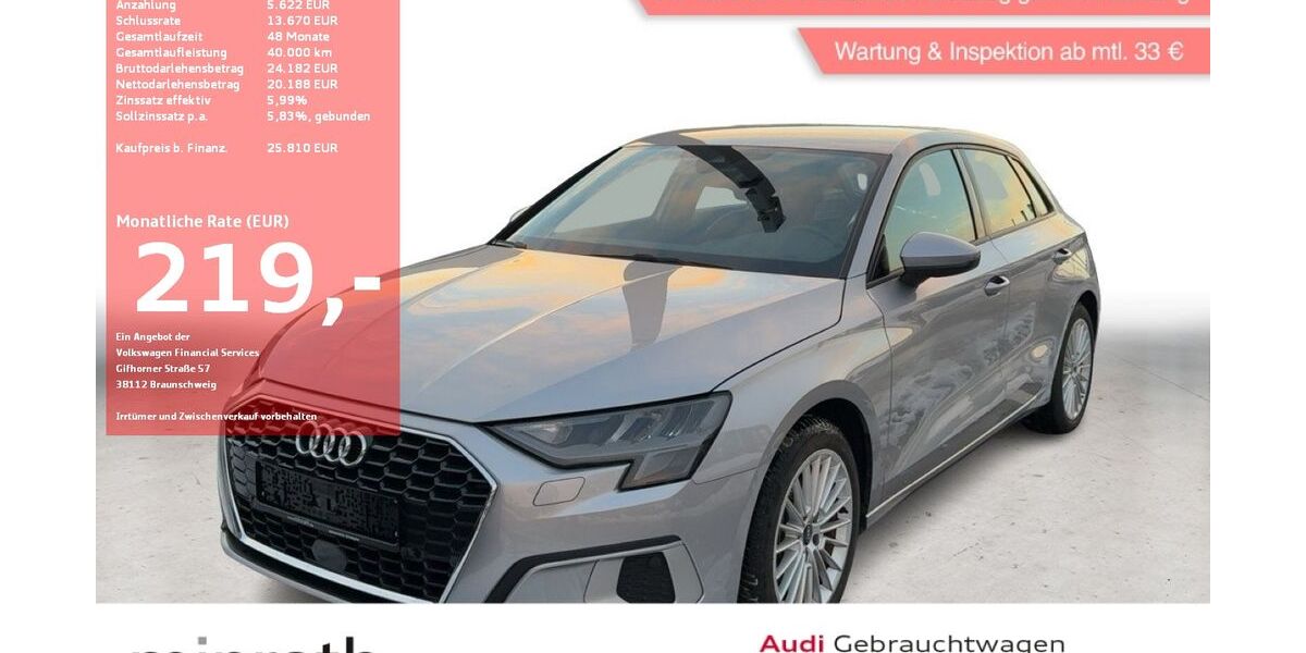Audi A3 11.723 km 25.560 &euro; Moers-Hülsdonk 47441