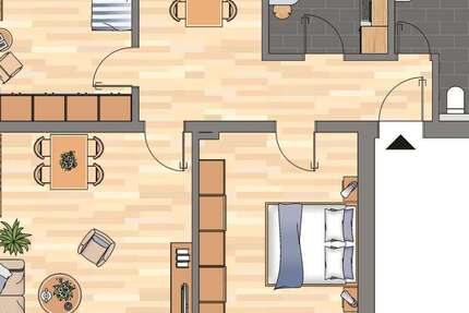 Wohnung zum Mieten in Duisburg 350,11 € 69 m²