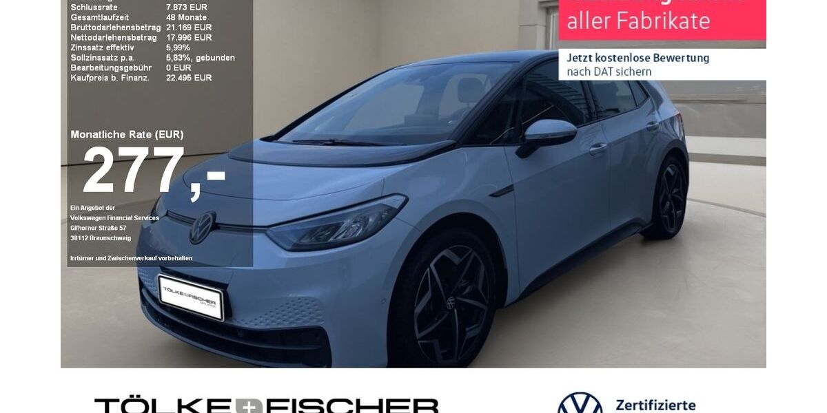 VW ID.3 29.277 km 22.495 &euro; Krefeld 47805