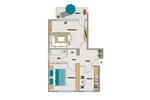Dachgeschoßwohnung Duisburg Walsum - 2.5 Zimmer, 64 m&sup2;, 602&euro; | Angebot:24247044