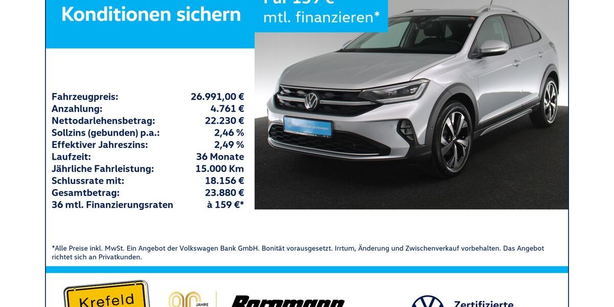 VW Taigo 9.056 km 26.662 &euro; Krefeld 47803