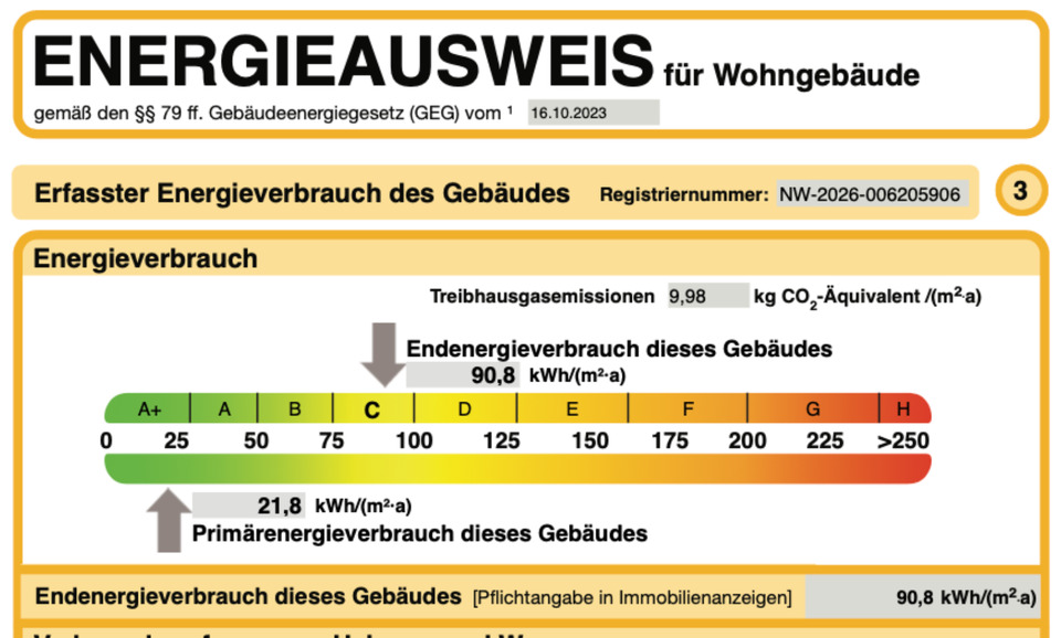Etagenwohnung Essen Stadtbezirk II - 4 Zimmer, 90 m&sup2;, 998&euro; | Angebot:25073417