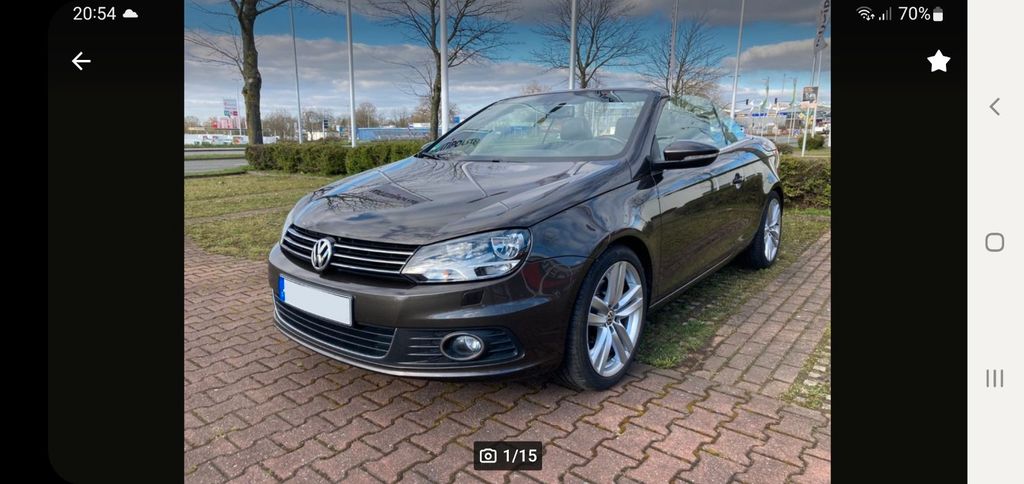 VW Eos 82.000 km 10.950 &euro; Gladbeck 45964