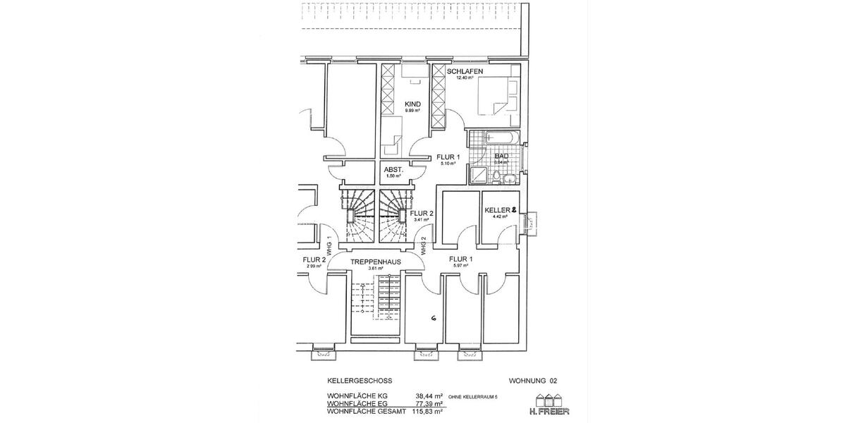 Etagenwohnung Moers - 4 Zimmer, 115 m&sup2;, 344.000&euro; | Angebot:26754332
