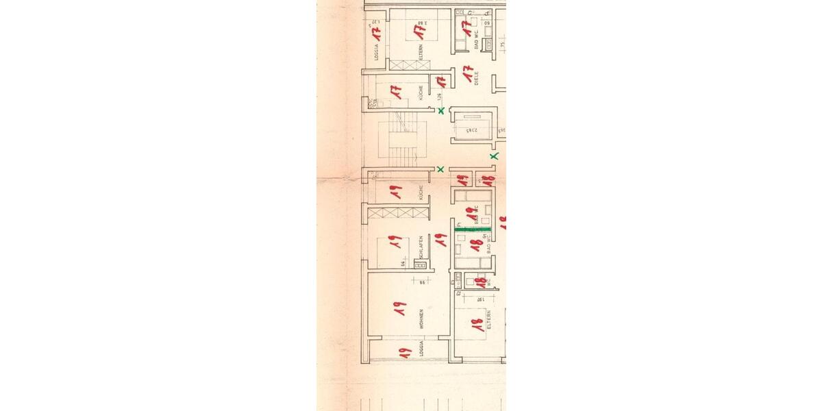 Etagenwohnung Duisburg Essenberg - 2 Zimmer, 61 m&sup2;, 79.000&euro; | Angebot:26827325