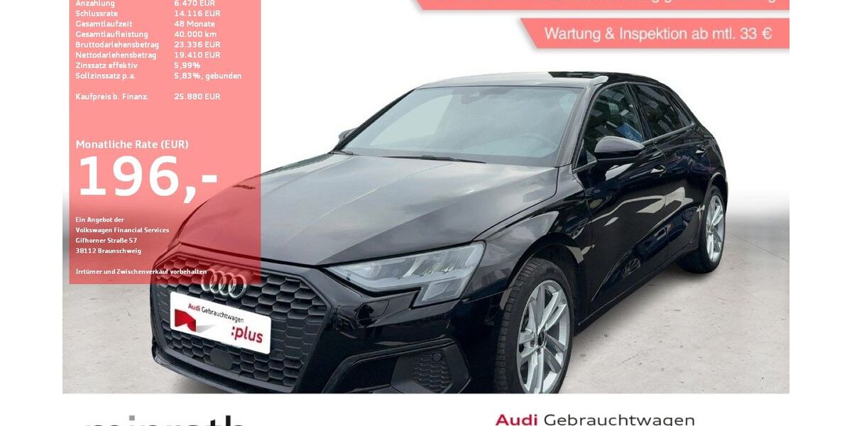 Audi A3 51.423 km 25.610 &euro; Moers-Hülsdonk 47441
