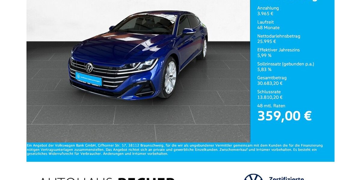 VW Arteon 52.981 km 29.960 € Wesel 46485