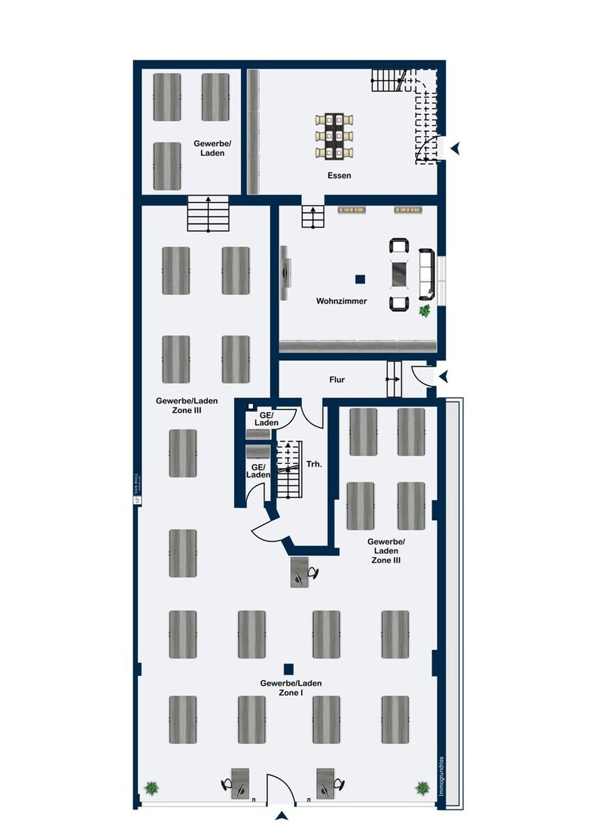 Frisch Saniertes Wohn u. Geschäftshaus mit 8 WE+ Gewerbeeinheit in der Innenstadt von Marl-Hüls! zimmer