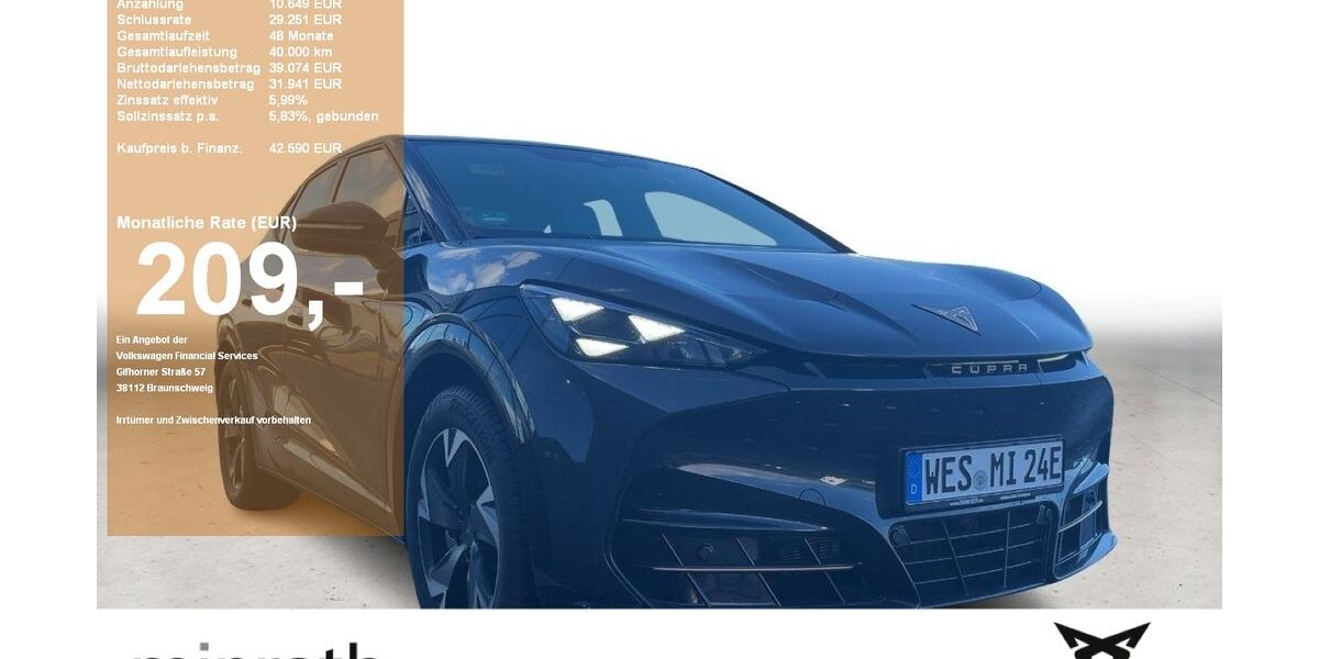 Cupra Tavascan 3.511 km 39.210 &euro; Moers-Hülsdonk 47441