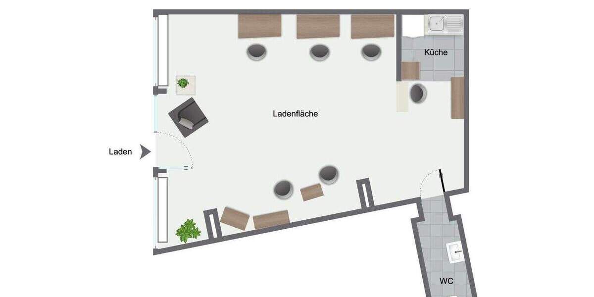 Gewerbeobjekt Düsseldorf Friedrichstadt - 159.000&euro; | Angebot:25801288