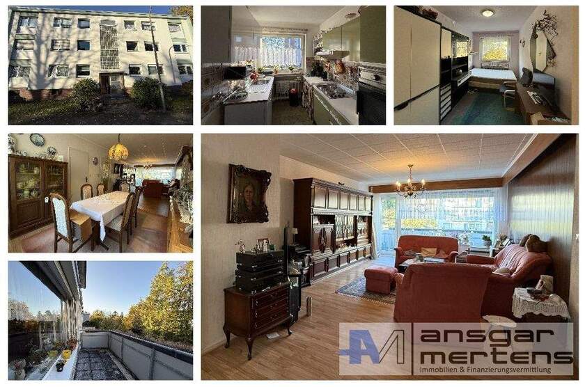 (M)EINE Wohnung vis à vis der Fachhochschule Toller Grundriss verteilt auf 4 Zimmer, Balkon & Garage 4 zimmer