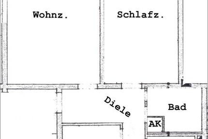 Wohnung Mülheim an der Ruhr Dümpten - 3 Zimmer, 78 m&sup2;, 600&euro; | Angebot:25397431
