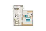Erdgeschoßwohnung Kamp-Lintfort Lintfort - 3.5 Zimmer, 51 m&sup2;, 461&euro; | Angebot:24656167