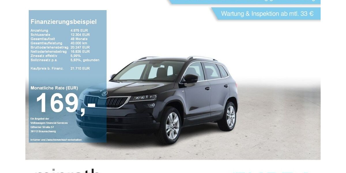 Skoda Karoq 97.190 km 21.460 &euro; Moers 47441