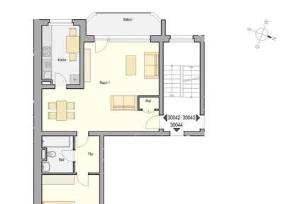 Wohnung zum Mieten in Essen 460 € 64.53 m² 2 zimmer
