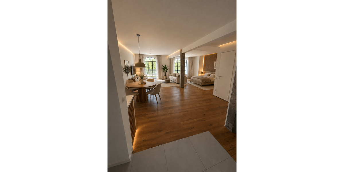 Etagenwohnung Duisburg Essenberg - 1 Zimmer, 71 m&sup2;, 1.030&euro; | Angebot:27114857