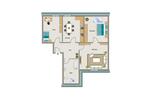 Dachgeschoßwohnung Duisburg Hamborn - 3.5 Zimmer, 69 m&sup2;, 459&euro; | Angebot:26433788