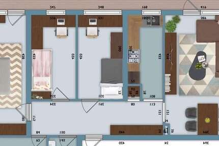 Wohnung Duisburg Rheinhausen - 4.5 Zimmer, 85 m&sup2;, 163.500&euro; | Angebot:27150854