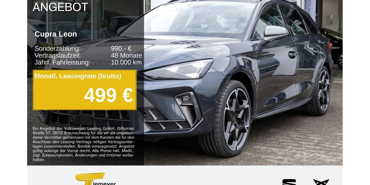 Cupra Leon 9.938 km 38.960 &euro; Duisburg 47059