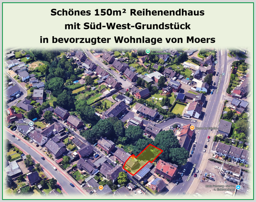 Provisionsfrei* Schönes 150m² Reihenendhaus in bevorzugter Wohnlage von Moers 7 zimmer