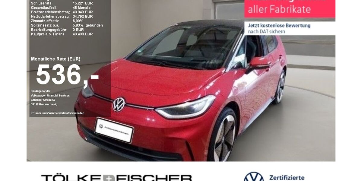 VW ID.3 4.832 km 43.490 &euro; Krefeld 47805
