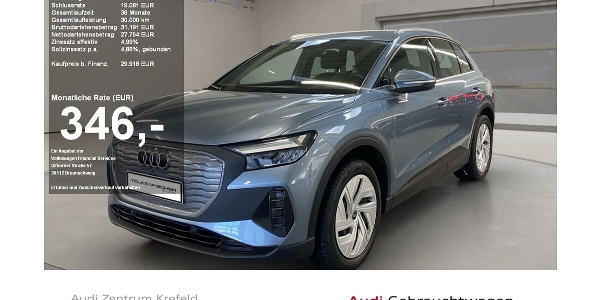 Audi Q4 e-tron 52.741 km 29.789 &euro; Krefeld 47805