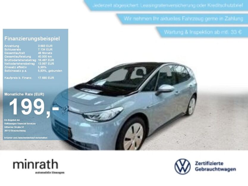 VW ID.3 38.503 km 16.760 € Geldern 47608