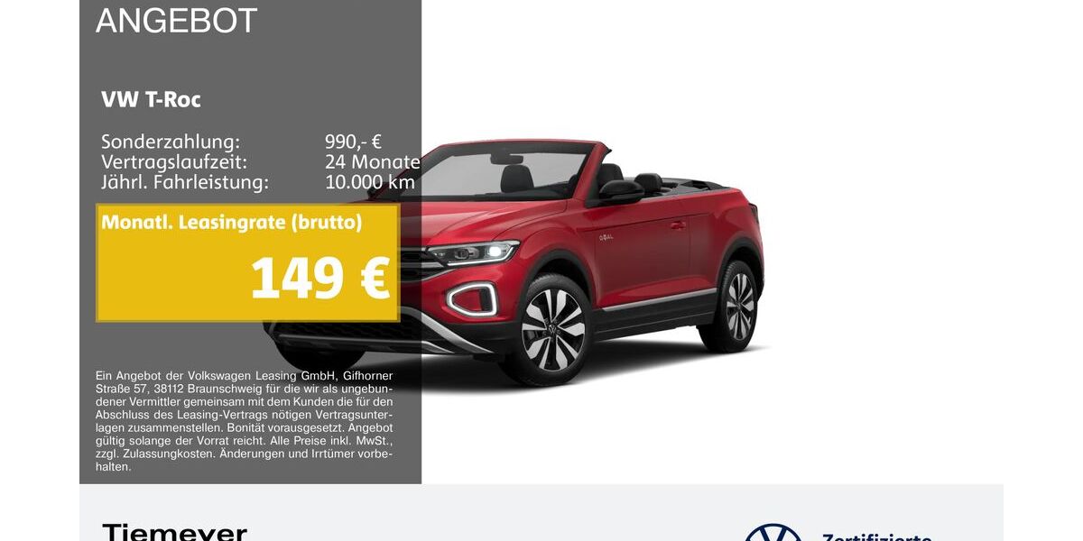 VW T-Roc 25.246 km 23.370 &euro; Duisburg 47059