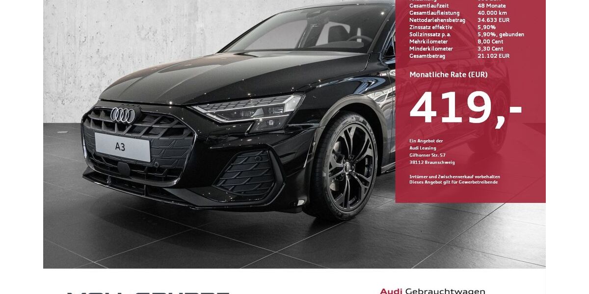 Audi A3 10.000 km 42.990 &euro; Düsseldorf 40549